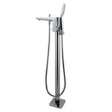 Aquaperla Freestanding Bath Mixer with Handheld Shower Spout Floor Mounted - JAK Appliances