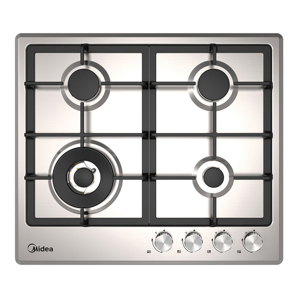 Midea Gas Cooktop 60cm Stainless Steel (8500W)