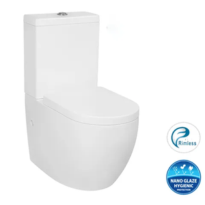 DELUSO BOX RIM TOILET SUITE