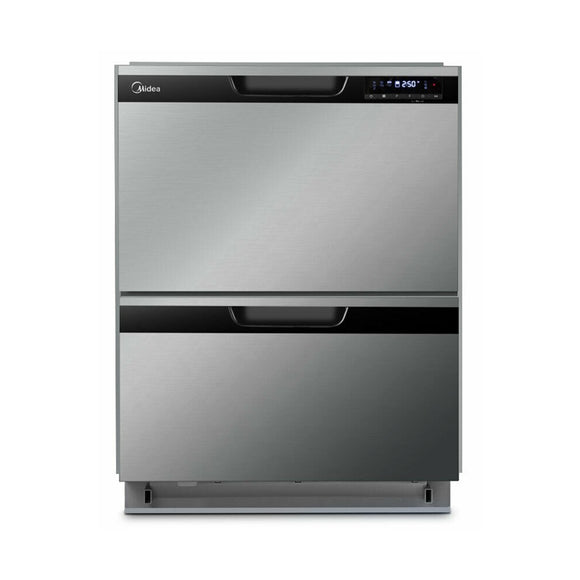 Midea Double Drawer Dishwasher Stainless Steel