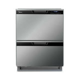 Midea Double Drawer Dishwasher Stainless Steel