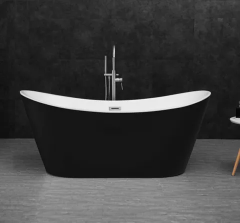 VIVA HIGHBACK BATHTUB - BLACK