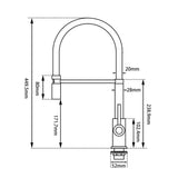 Aquaperla Round Kitchen Sink Mixer Tap - JAK Appliances