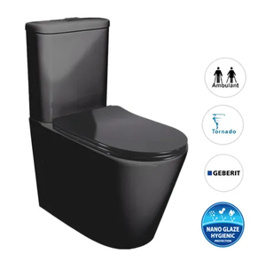 FEANZA TORNADO TOILET SUITE - BLACK