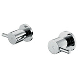 Aquaperla Lucid Pin Lever Series Round Shower Wall Taps - JAK Appliances