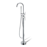 Aquaperla Round Freestanding Bath Mixer with Handheld Shower - JAK Appliances