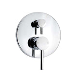 Aquaperla Lucid Pin Lever Series Round Shower/Bath Wall Mixer with Diverter - JAK Appliances