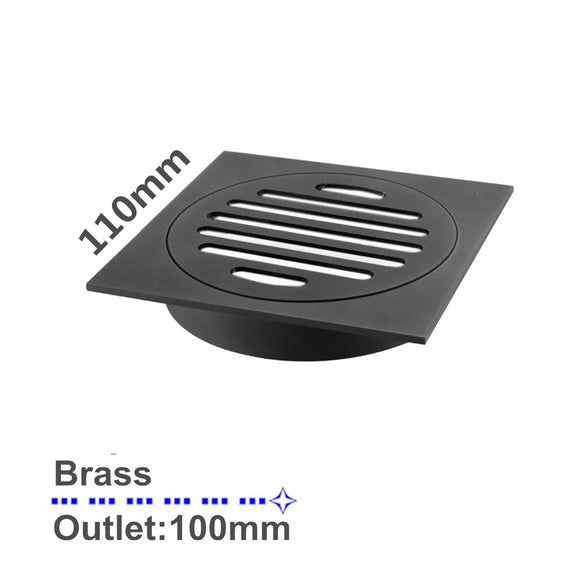 Aquaperla Square Floor Waste Shower Grate Drain Outlet 100mm - JAK Appliances