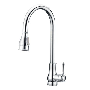 Aquaperla Round Vintage Pull Out Kitchen Sink Mixer Tap - JAK Appliances