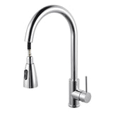 Aquaperla Round Pull Out Shower Kitchen Sink Mixer Tap - JAK Appliances