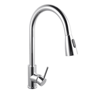 Aquaperla Round Pull Out Shower Kitchen Sink Mixer Tap - JAK Appliances