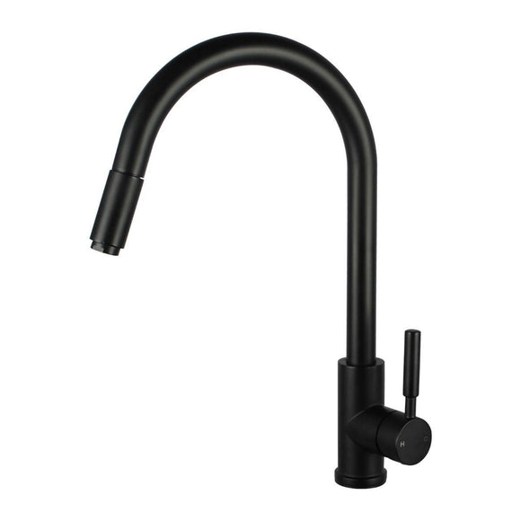 Aquaperla Round Pull Out Kitchen Sink Mixer Tap (Style 2) - JAK Appliances