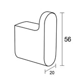 Aquaperla AU Series Robe Hook - JAK Appliances