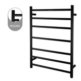 Aquaperla Round Electric Heated Towel Rack 7 Bars - JAK Appliances