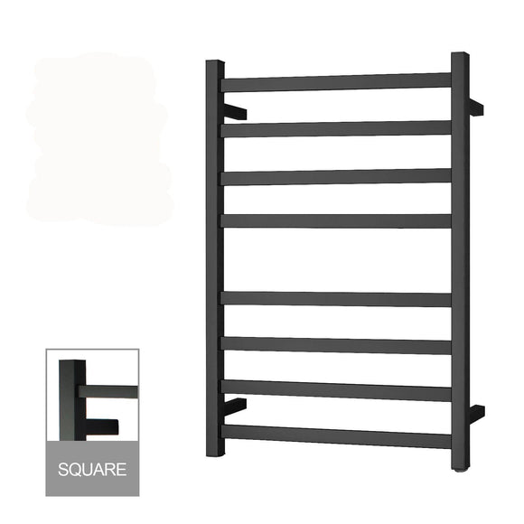 Aquaperla Square Electric Heated Towel Rack 8 Bars - JAK Appliances