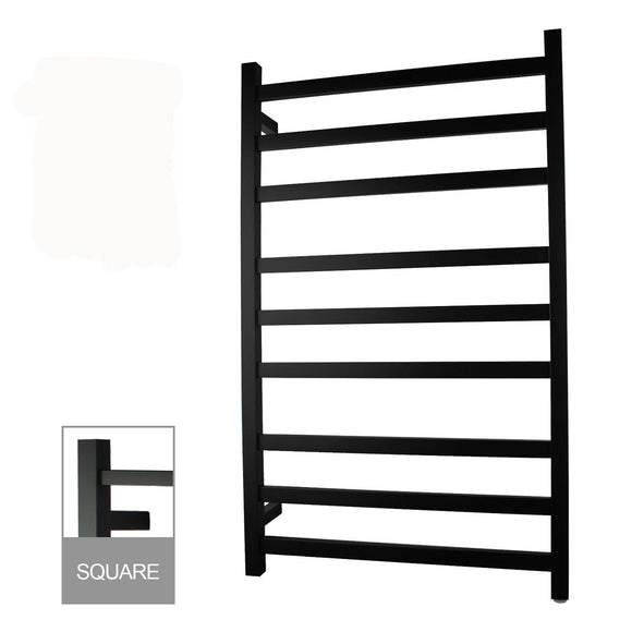 Aquaperla Square Electric Heated Towel Rack 9 Bars - JAK Appliances