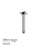 Aquaperla Square Ceiling Shower Arm 200mm - JAK Appliances