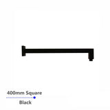 Aquaperla Square Wall Mounted Shower Arm 400mm - JAK Appliances