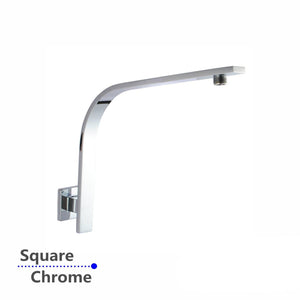 Aquaperla Square Gooseneck Wall Shower Arm - JAK Appliances