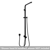 Aquaperla Square Top/Bottom Inlet Shower Rail