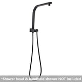 Aquaperla Square Top Water Inlet Shower Rail (Style 2)