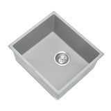 Aquaperla Carysil Granite Kitchen/Laundry Sink Top/Flush/Under Mount 457x406x200mm - JAK Appliances