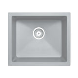 Aquaperla Carysil Granite Kitchen/Laundry Sink Top/Flush/Under Mount 533x457x205mm - JAK Appliances