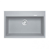 Aquaperla Carysil Granite Kitchen Sink Top/Under Mount 780x510x220mm - JAK Appliances